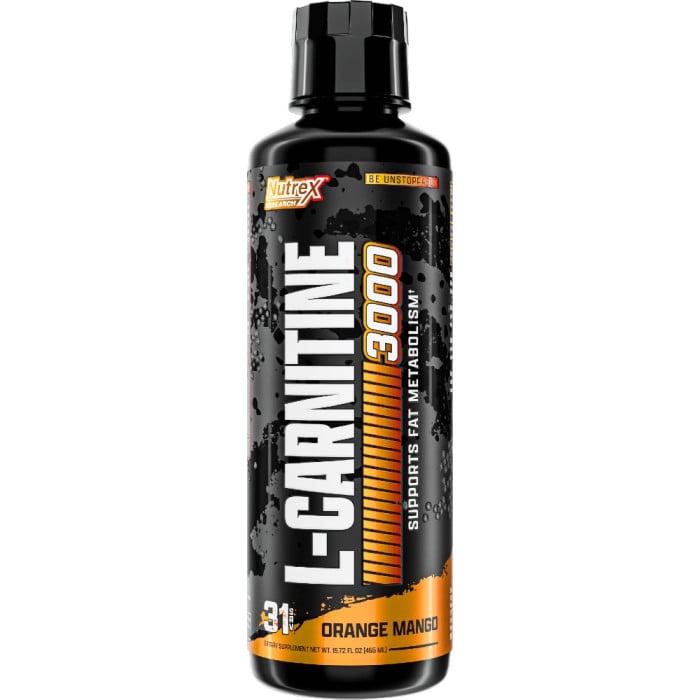 Nutrex Liquid Carnitine 3000 - 31 Servings Orange Mango