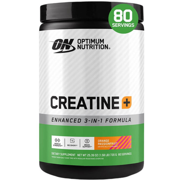 Optimum Nutrition Creatine+ - 80 Servings Orange Passionfruit