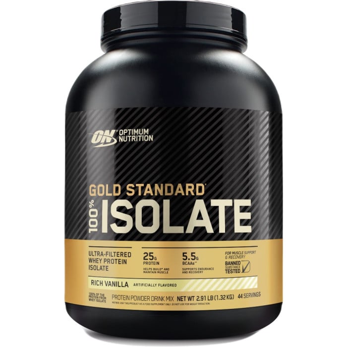 ON Gold Standard 100% Isolate - 44 Servings Rich Vanilla