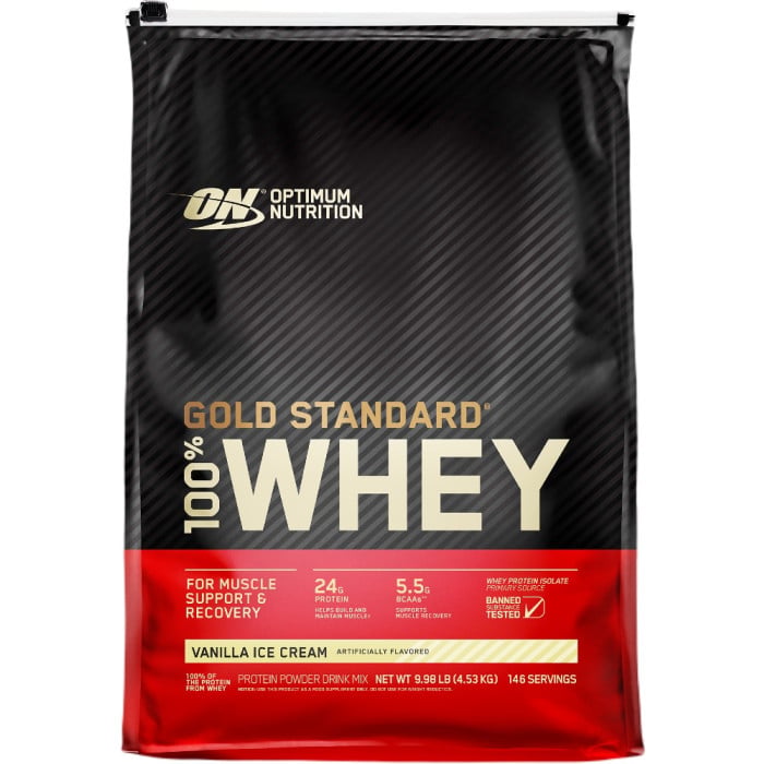 ON Gold Standard 100% Whey - 10lbs Vanilla Ice Cream