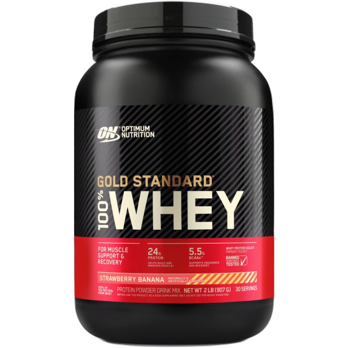 ON Gold Standard 100% Whey - 2lbs Strawberry Banana