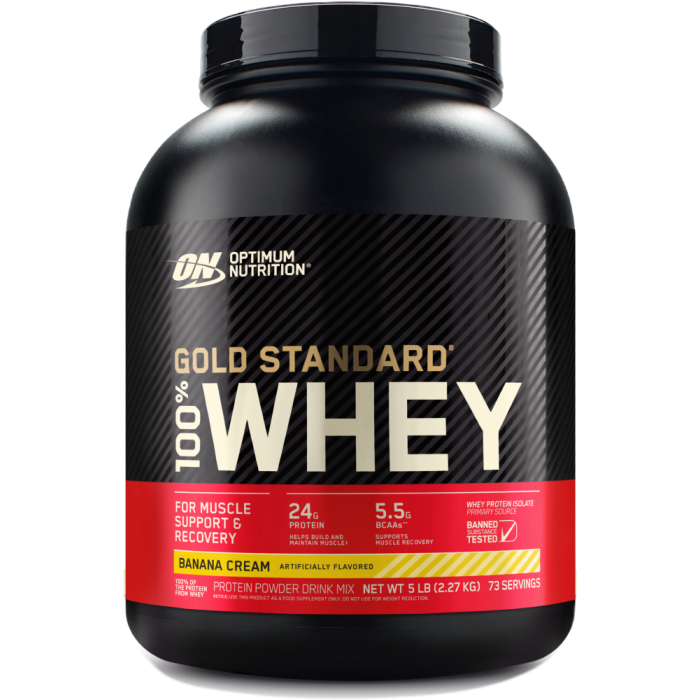 ON Gold Standard 100% Whey - 5lbs Banana Cream