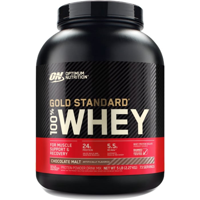 ON Gold Standard 100% Whey - 5lbs Chocolate Malt