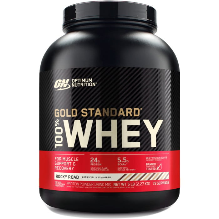 ON Gold Standard 100% Whey - 5lbs Rocky Road