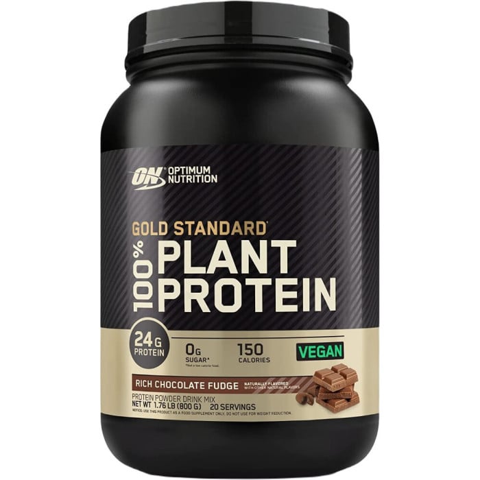 ON Gold Standard 100% Plant Protein - 19 Servings Rich Chocolate Fudge