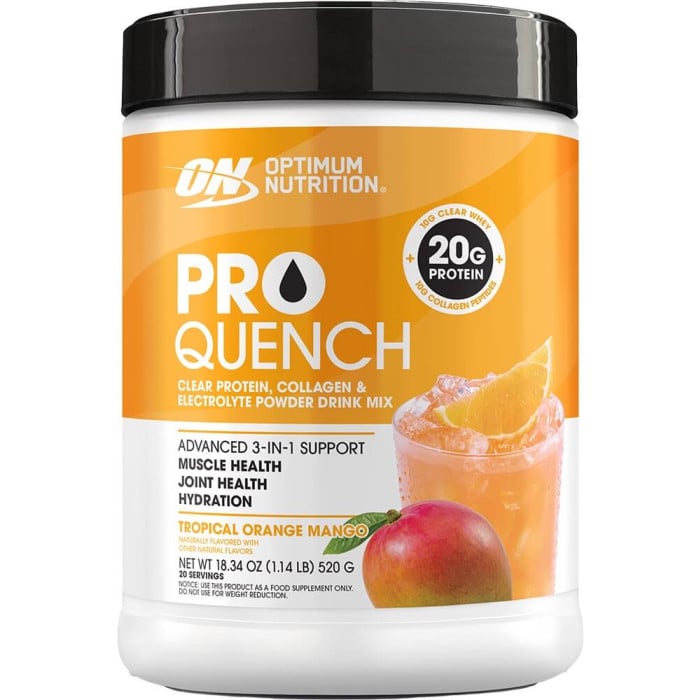 Optimum Nutrition Pro Quench - 20 Servings Tropical Orange Mango
