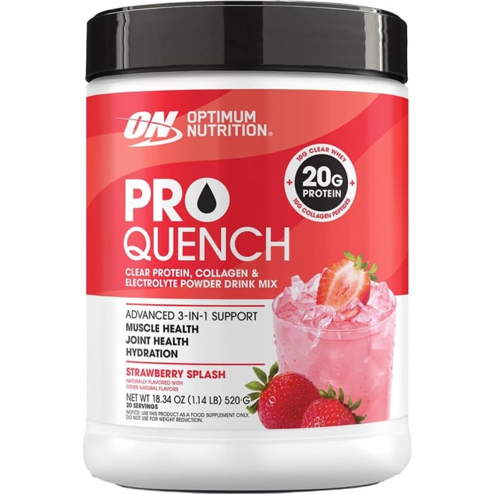 Optimum Nutrition Pro Quench - 20 Servings Strawberry Splash