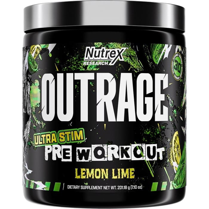 Nutrex Outrage - 30 Servings Lemon Lime
