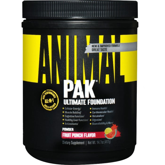 Animal Pak Powder - 30 Servings Fruit Punch