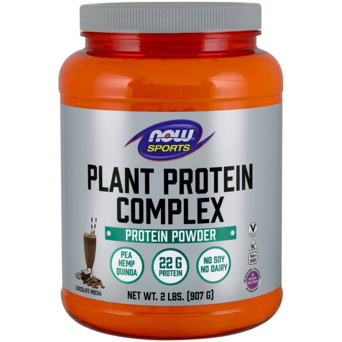 NOW Foods Plant Protein Complex - 2lbs Chocolate Mocha