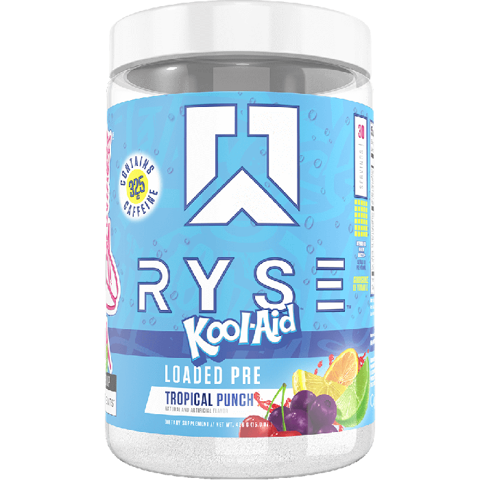Ryse Loaded Pre - 30 Servings Kool-Aid Tropical Punch