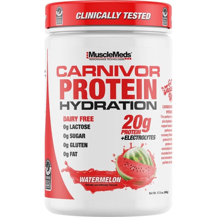MuscleMeds Carnivor Protein Hydration - 1lb Watermelon