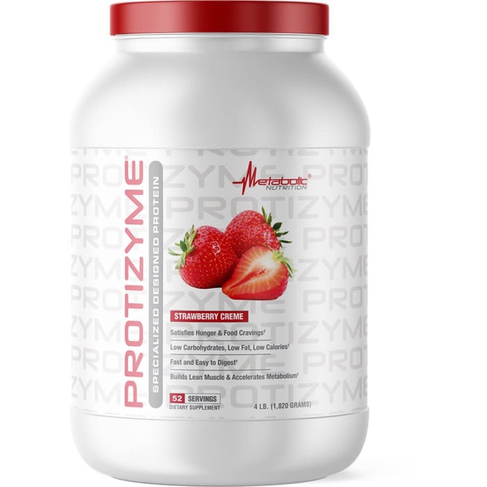 Metabolic Nutrition Protizyme - 4lbs Strawberry Creme