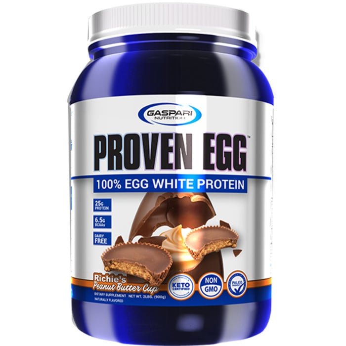 Gaspari Nutrition Proven 100% Egg White Protein 2lbs Peanut Butter Cup