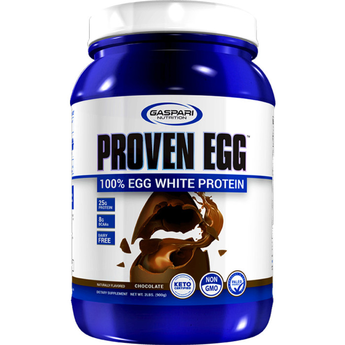 Gaspari Nutrition Proven 100% Egg White Protein 2lbs Chocolate