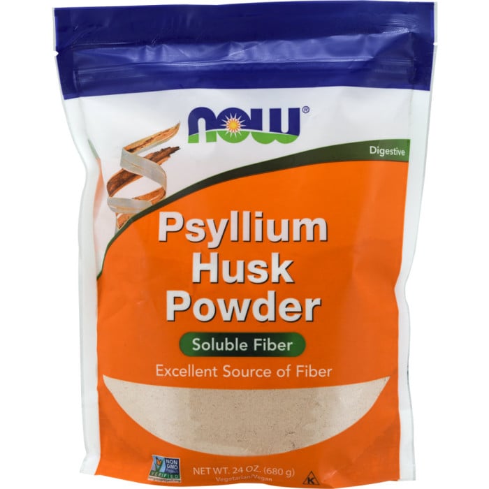 NOW Foods Psyllium Husk Powder 75 Servings Unflavored