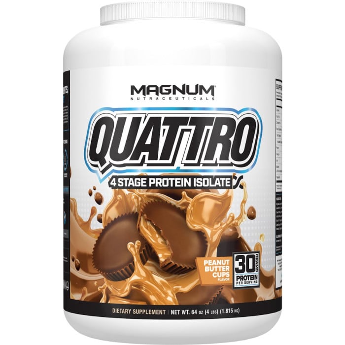 Magnum Nutraceuticals Quattro - 4lbs Peanut Butter Cups