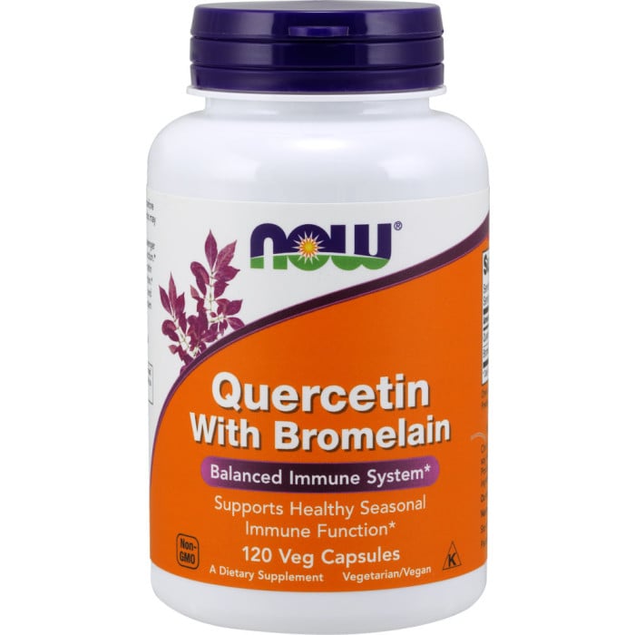 NOW Foods Quercetin w/Bromelain 120 VCaps