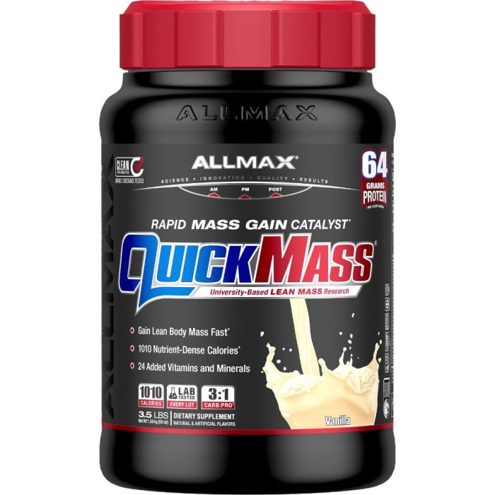 AllMAX Nutrition QuickMass - 3.5lbs Vanilla