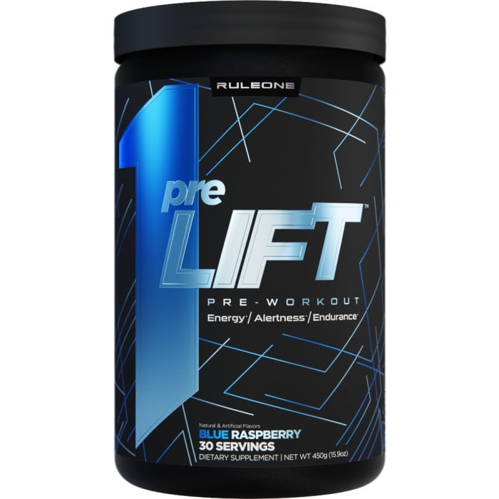 Rule 1 R1 preLIFT - 30 Servings Blue Raspberry