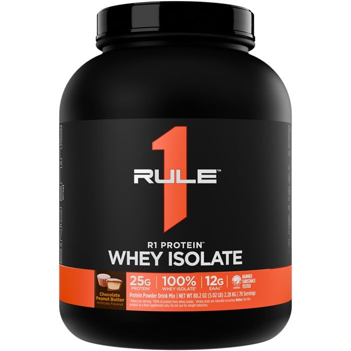 Rule 1 R1 Protein Isolate - 5lbs Chocolate Peanut Butter