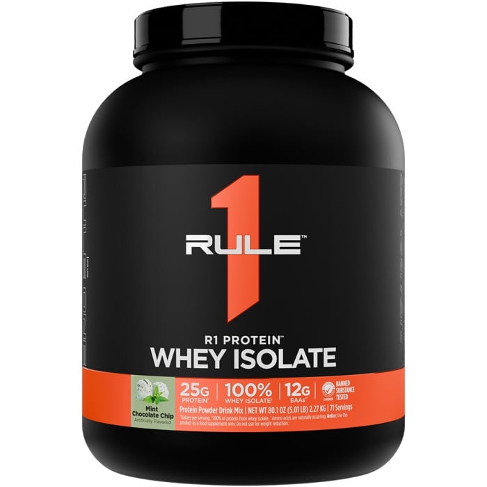 Rule 1 R1 Protein Isolate - 5lbs Mint Chocolate Chip
