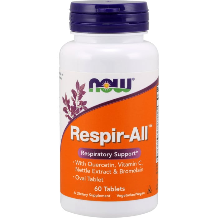 NOW Foods Respir-ALL Respiratory Support 60 Tablets