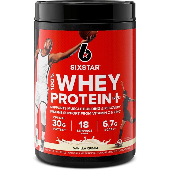 Six Star Elite Series 100% Whey Protein Plus - 1.8lbs Vanilla Cream