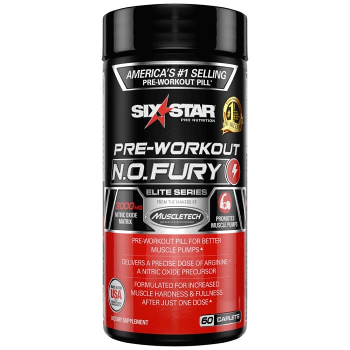 Six Star Elite Series N.O. Fury - 60 Caplets