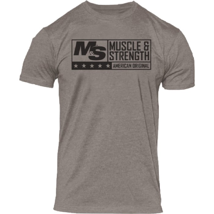 Stamp Tee - Warm Grey Heather