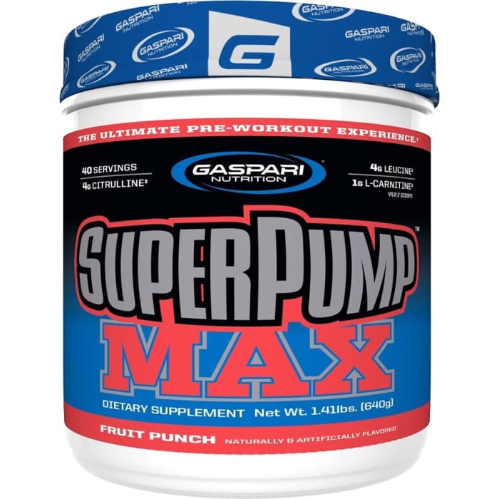 Gaspari SuperPump MAX - 40 Servings Fruit Punch