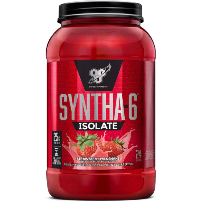 BSN Syntha-6 Isolate 2lbs Strawberry Milkshake