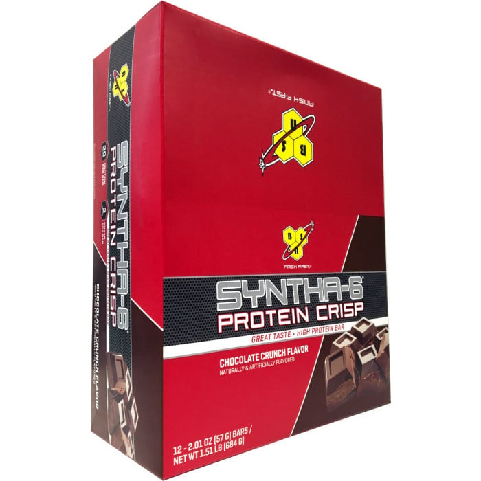 BSN Syntha-6 Protein Crisp Box of 12 Vanilla Marshmallow