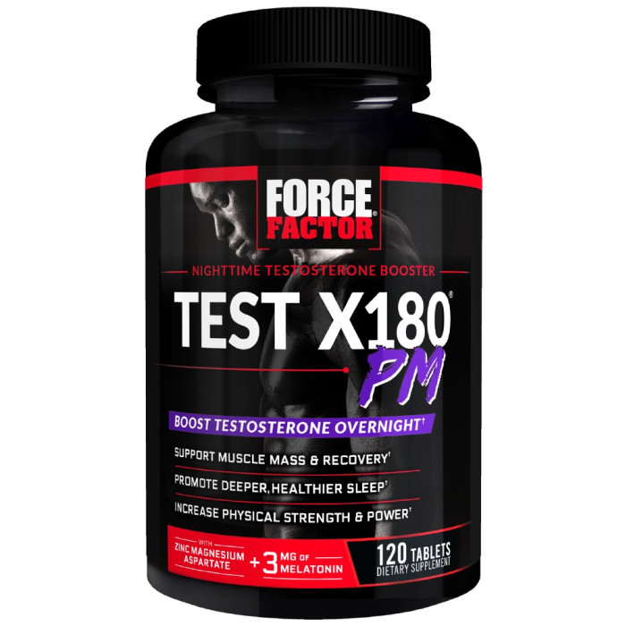 Force Factor Test X180 PM - 120 Tablets