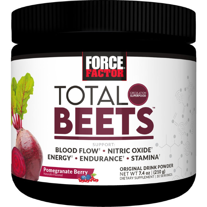 Force Factor Total Beets Powder - 30 Servings Pomegranate