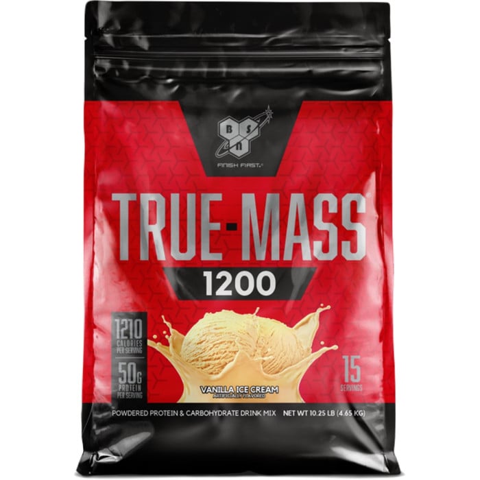 BSN True-Mass 1200 - 10.25lbs Vanilla Ice Cream