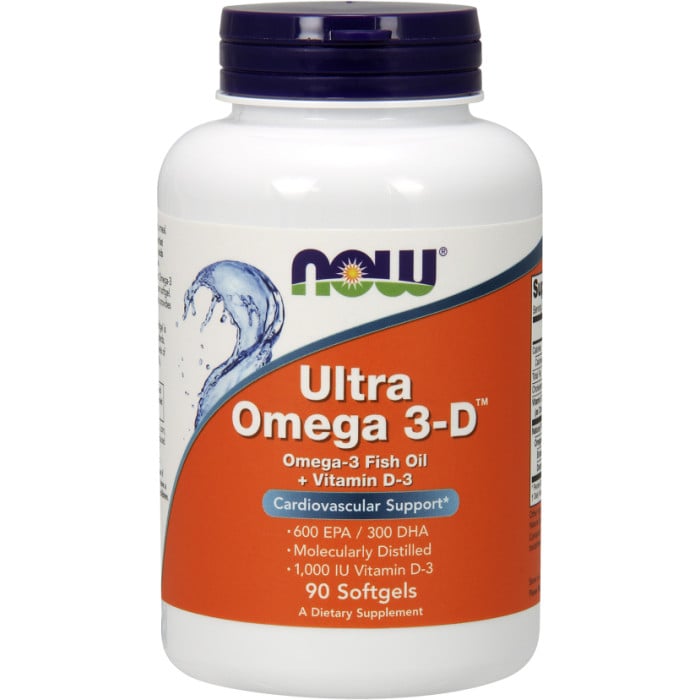 NOW Sports Ultra Omega 3-D 90 Softgels