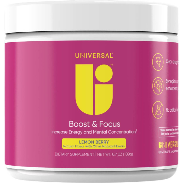 Universal Boost & Focus - 30 Servings Lemon Berry