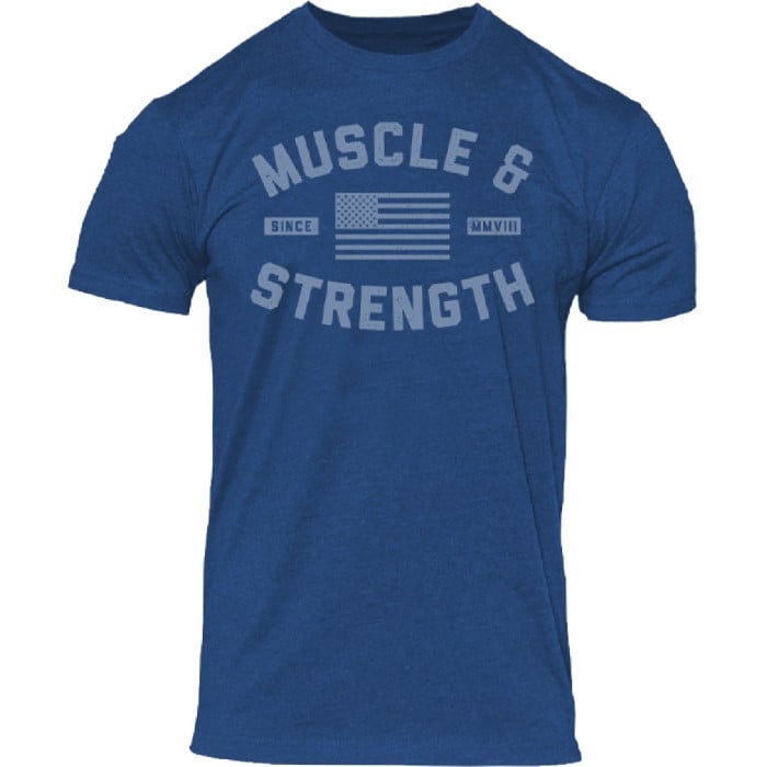 Vintage Tee - Cool Blue Heather