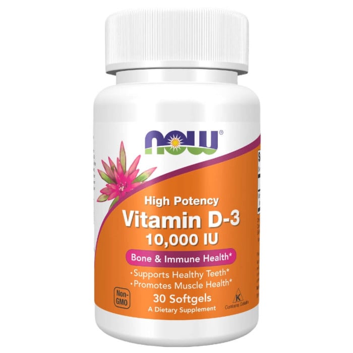 NOW Foods Vitamin D-3 10,000 IU - 30 Softgels