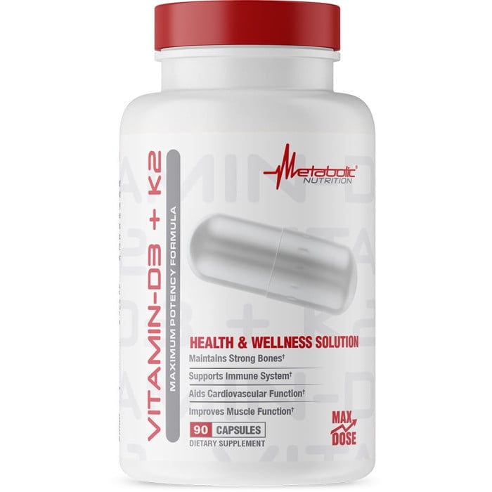 Metabolic Nutrition Vitamin D3+K2 - 90 Capsules