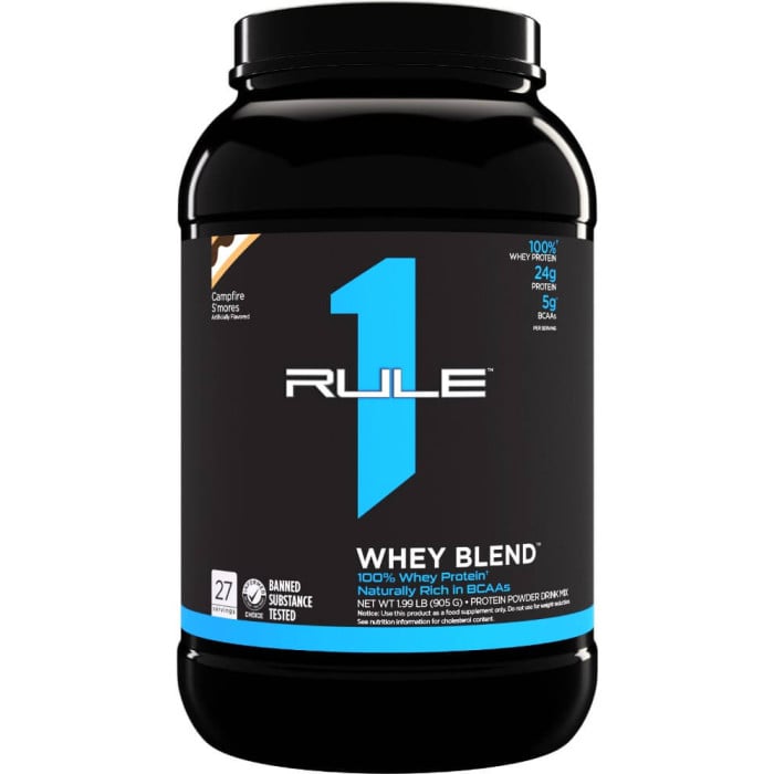 Rule 1 Proteins R1 Whey Blend - 2lbs Campfire S'mores
