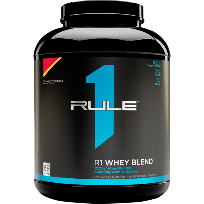 Rule 1 Proteins R1 Whey Blend - 5lbs Strawberry Banana
