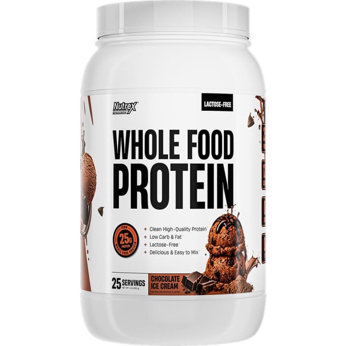 Nutrex Whole Food Protein - 2lbs Chocolate Ice Cream