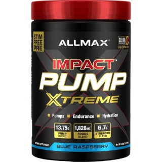 AllMax Nutrition Impact Pump Xtreme - 30 Servings Blue Raspberry
