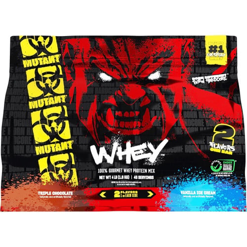 Mutant Whey - 4lbs Dual Chamber Triple Chocolate/Vanilla Ice Cream
