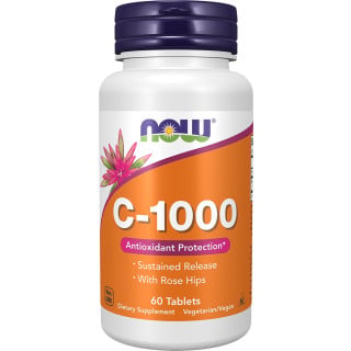 NOW Foods C-1000 Rose Hip SR - 60 Tablets