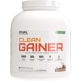 Rival Nutrition Naturally Flavored Clean Gainer - 5lbs Chocolate Fudge