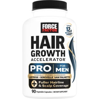 Force Factor Hair Growth Accelerator Pro for Men - 90 Capsules