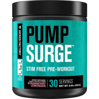 Jacked Factory Pumpsurge - 30 Servings Strawberry Lemonade